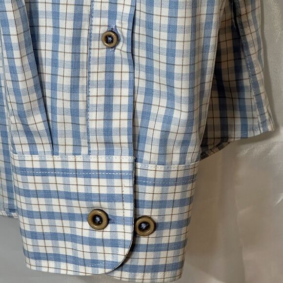 Untuckit Shirt Men's XXXL Check/Plaid Button Up Roodeberg Wrinkle Free Cotton - Picture 2 of 13